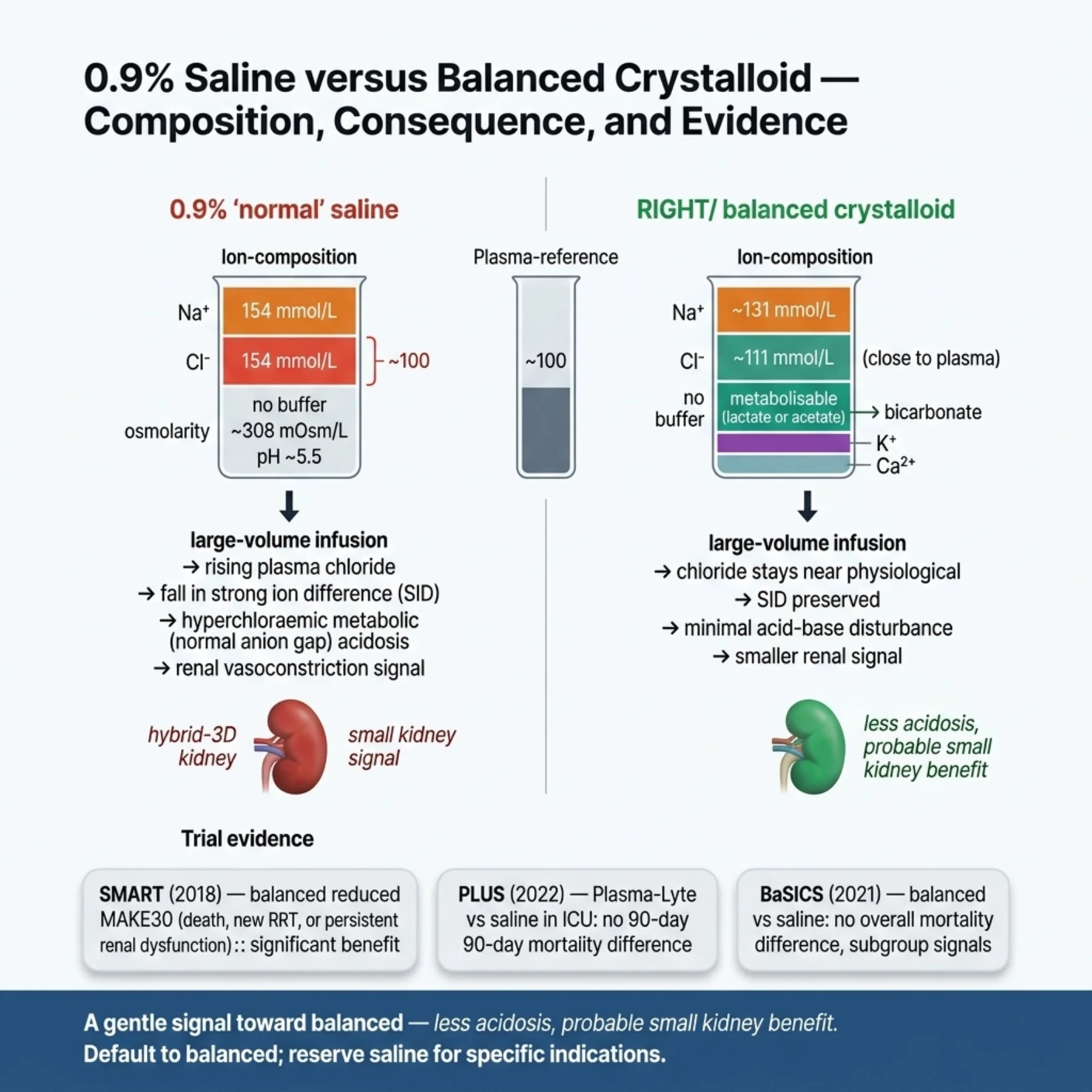 Figure 2.2 - 0.9% Saline versus Balanced Crystalloid