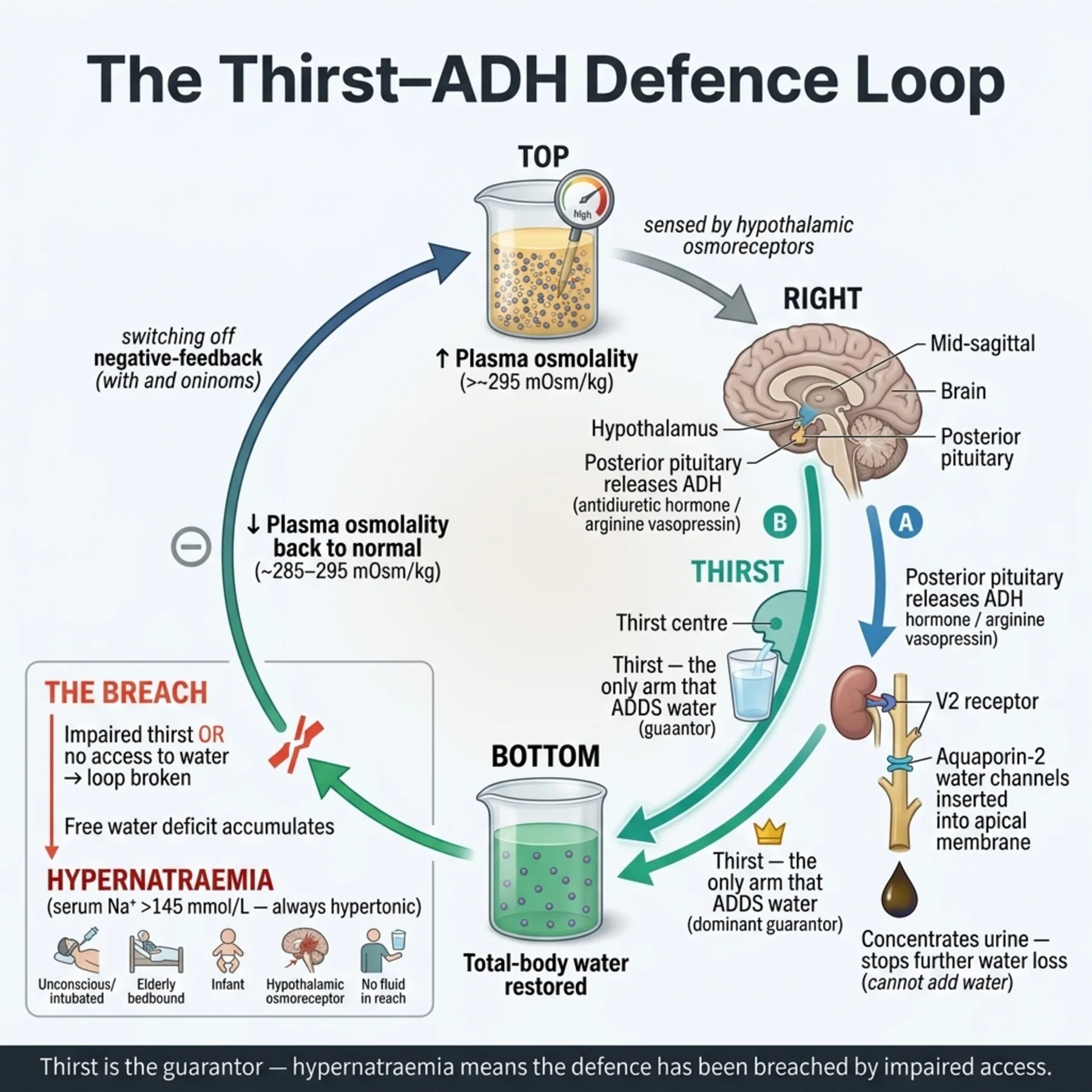 Figure 6.1 - The Thirst–ADH Defence Loop