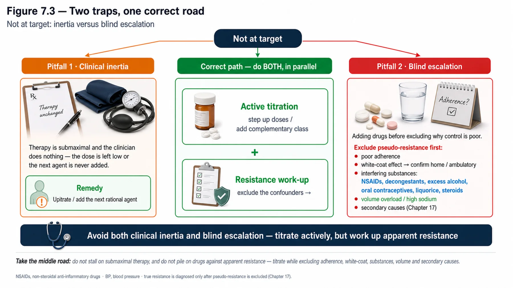 Figure 7.3 - Two traps, one correct road