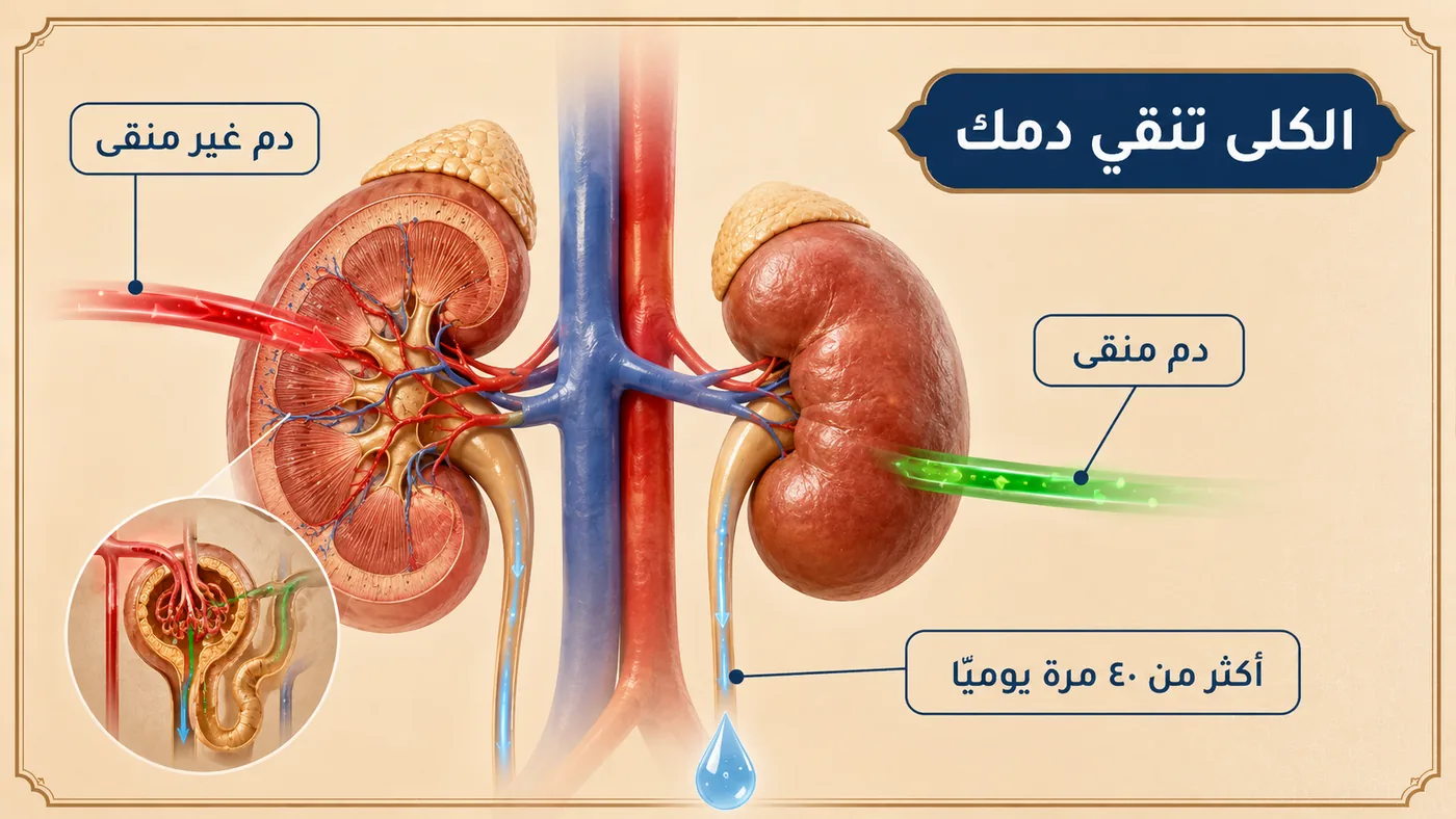 الكلى تنقّي دمك