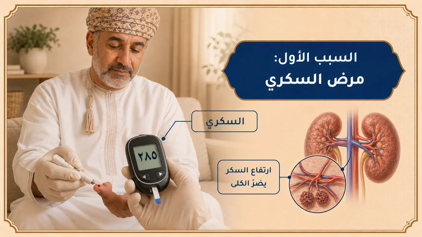 السبب الأول — مرض السكري