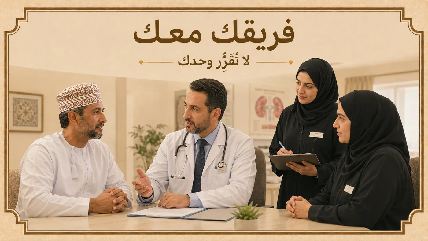 فريقك معكَ — لا تُقرِّر وحدك