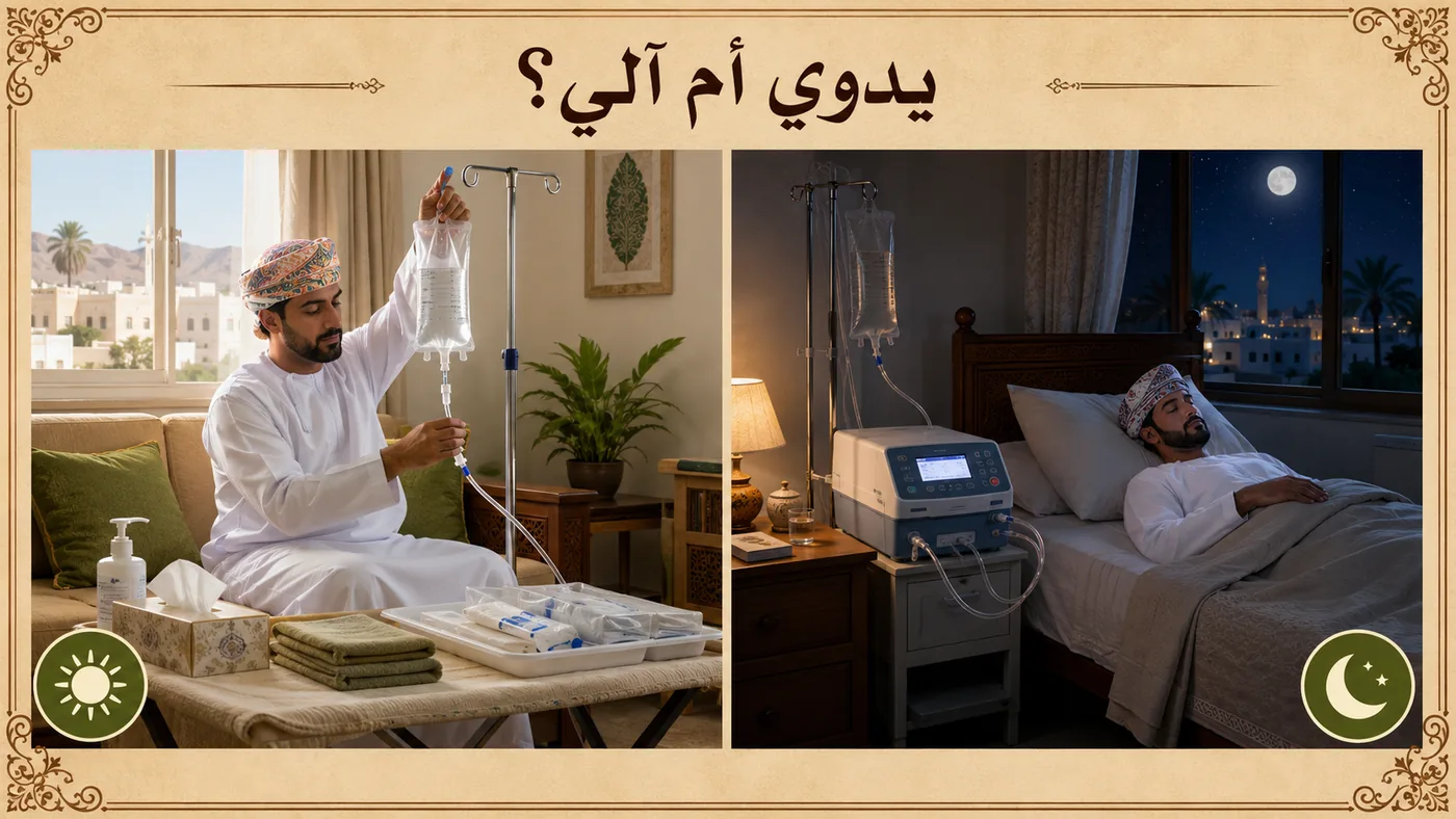 أيُّهما يُناسبك — CAPD أم APD؟