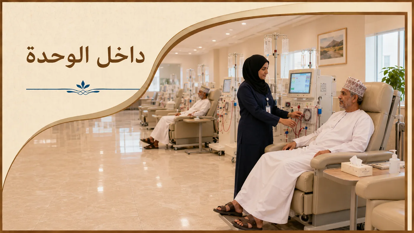 داخل وحدة الغسيل