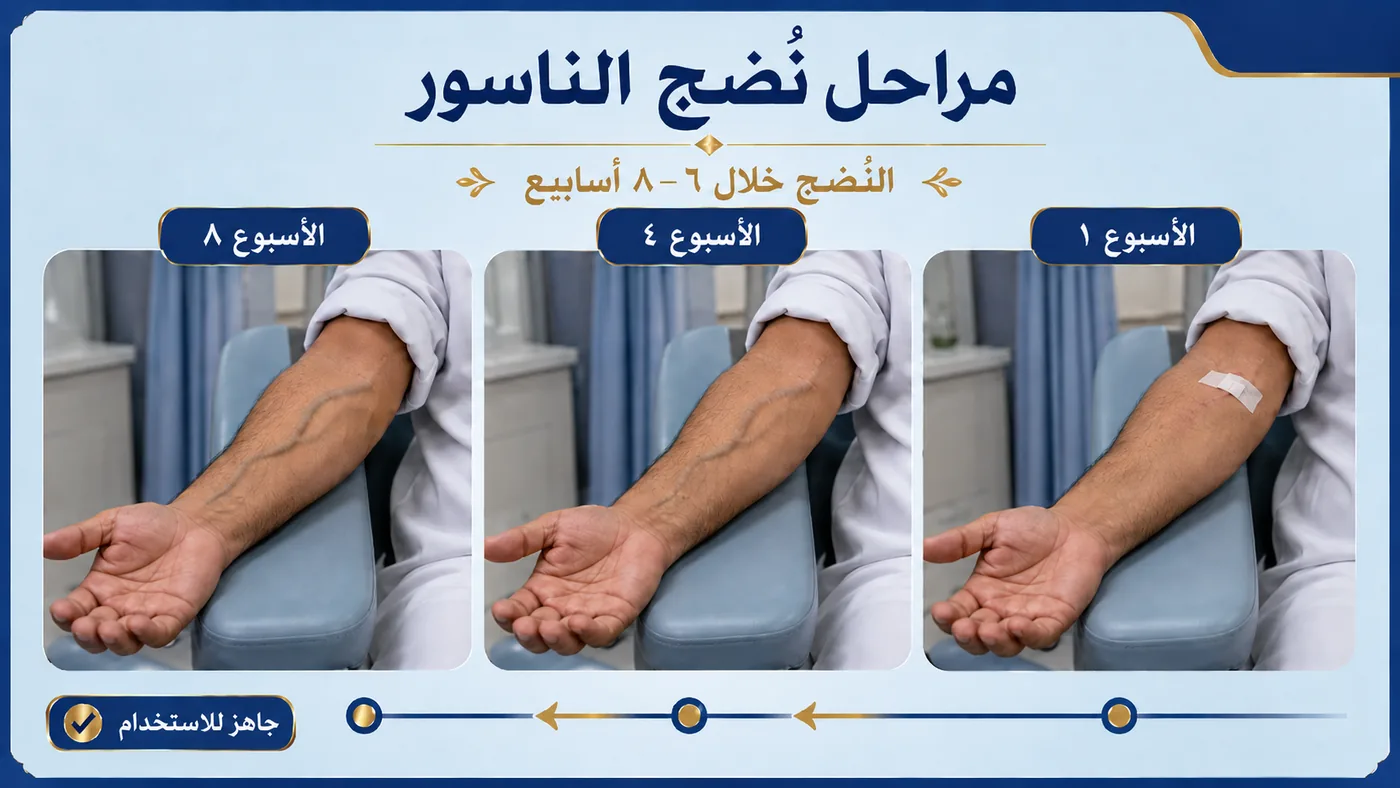 الناسور يَحتاج إلى وقتٍ ليَنضج