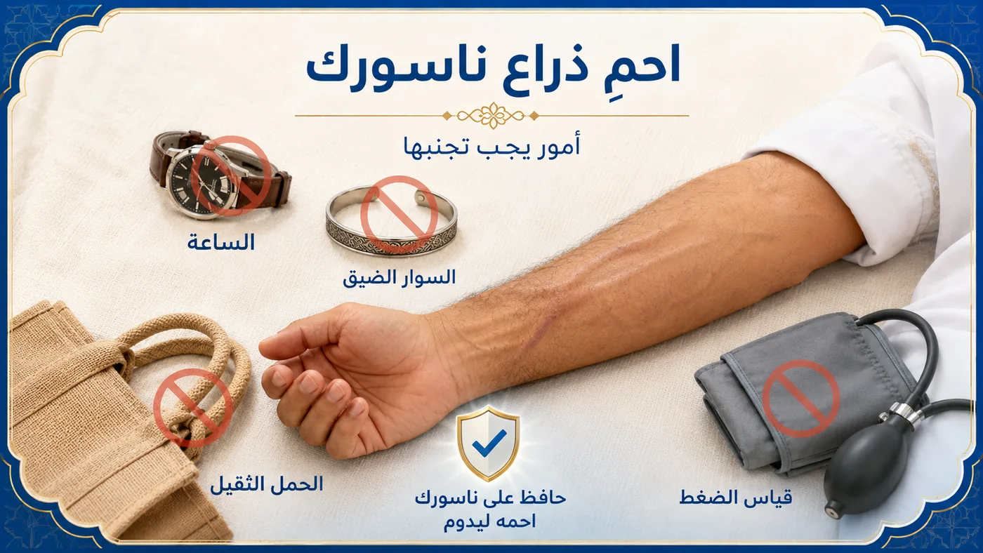احمِ ذراع ناسورك