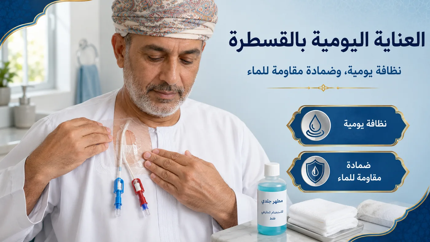 العناية بالقسطرة