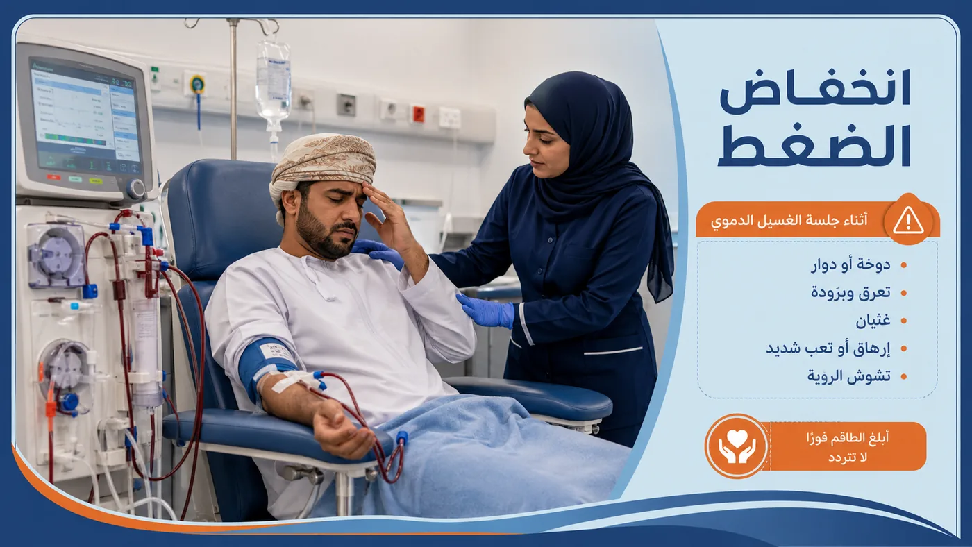 انخفاض ضغط الدم — الأكثر شيوعاً