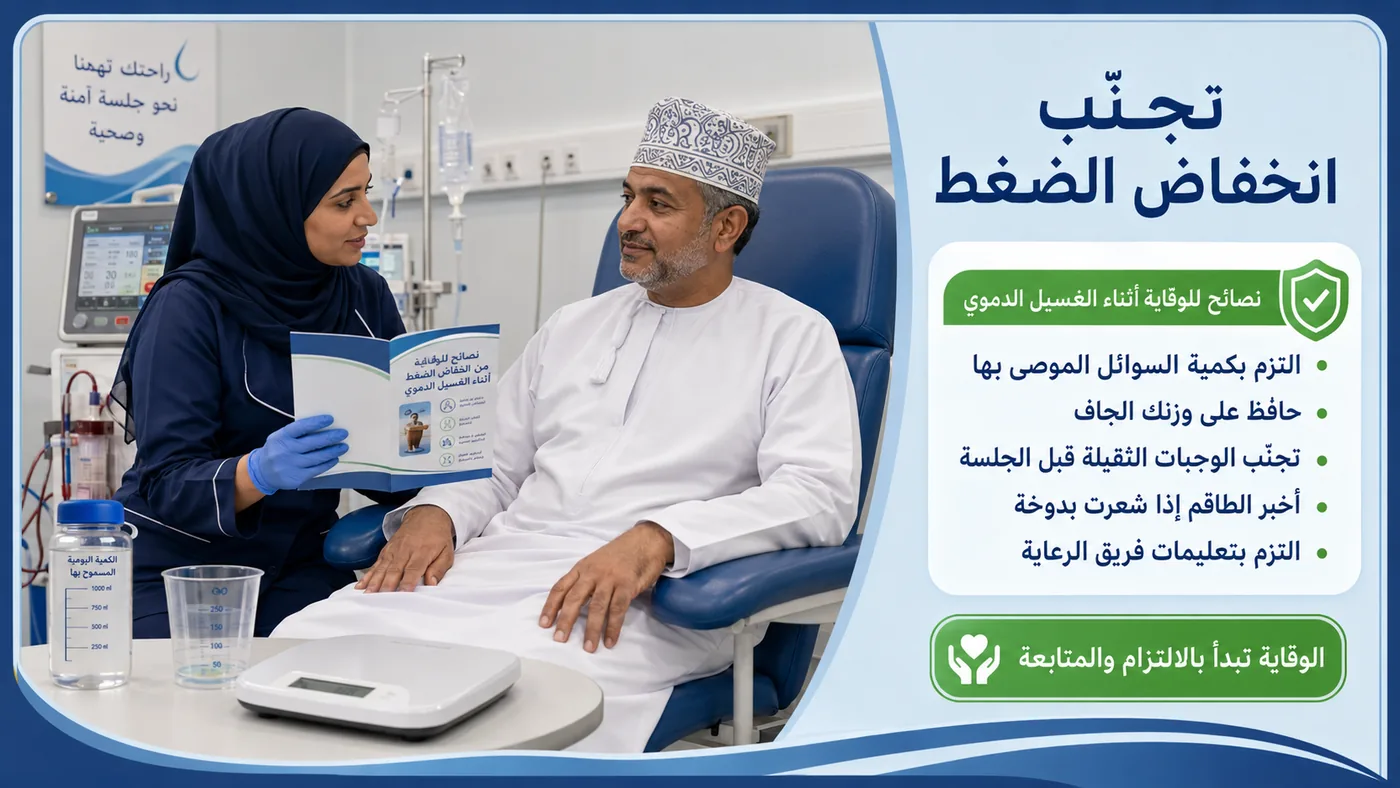 كيف تَتَجَنَّب انخفاض الضغط؟