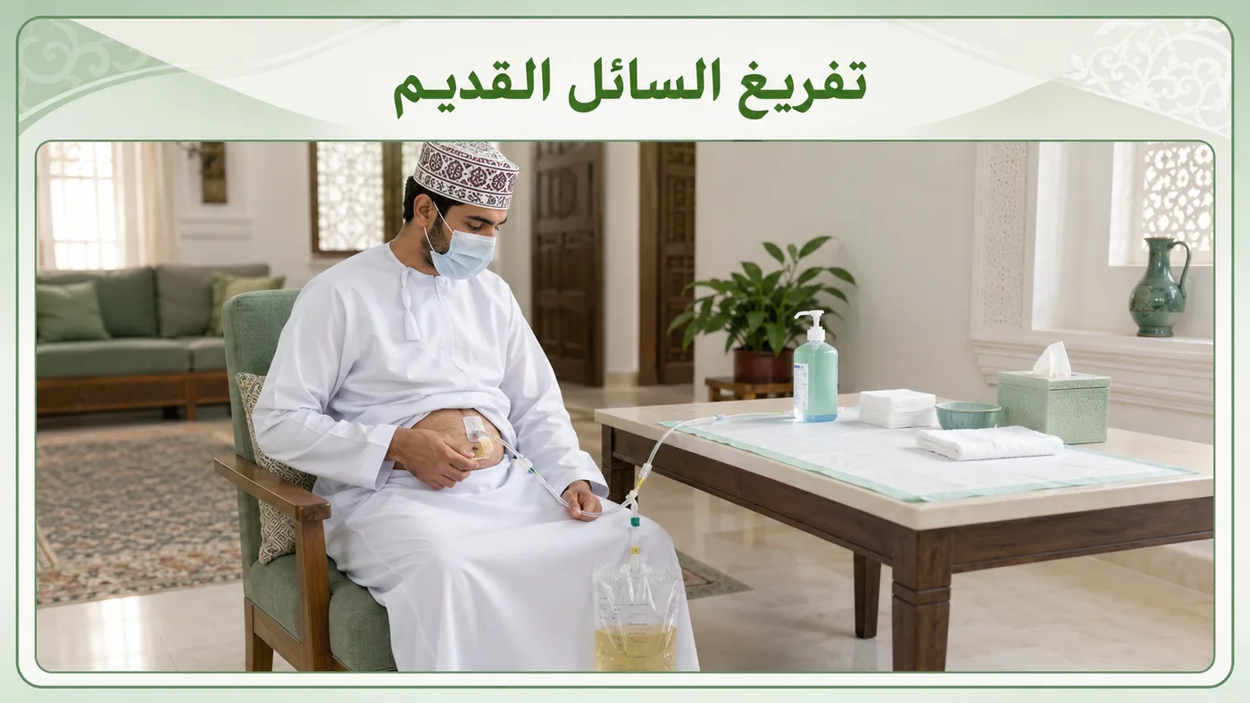 تَفريغ السائل القديم