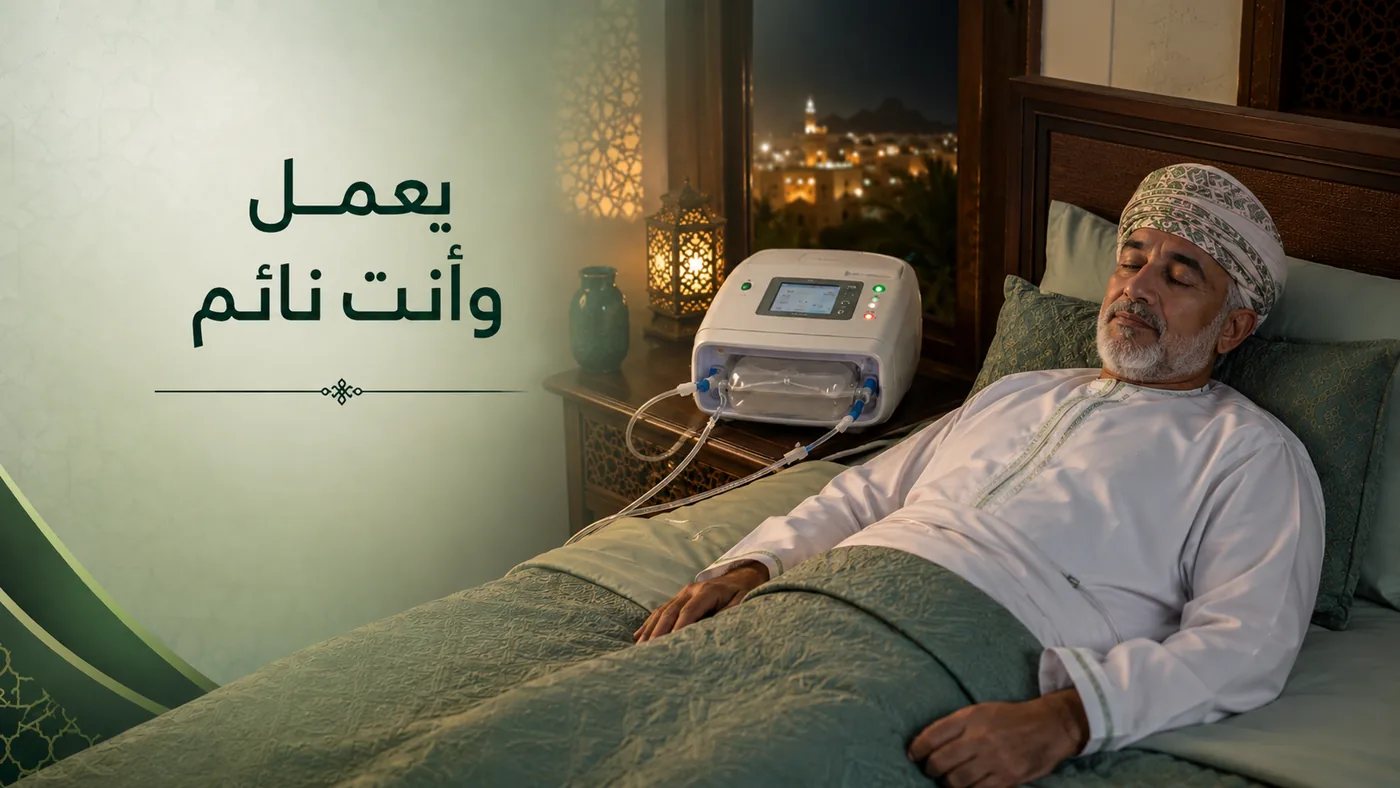 الغسيلُ يَعمل وأنتَ نائم