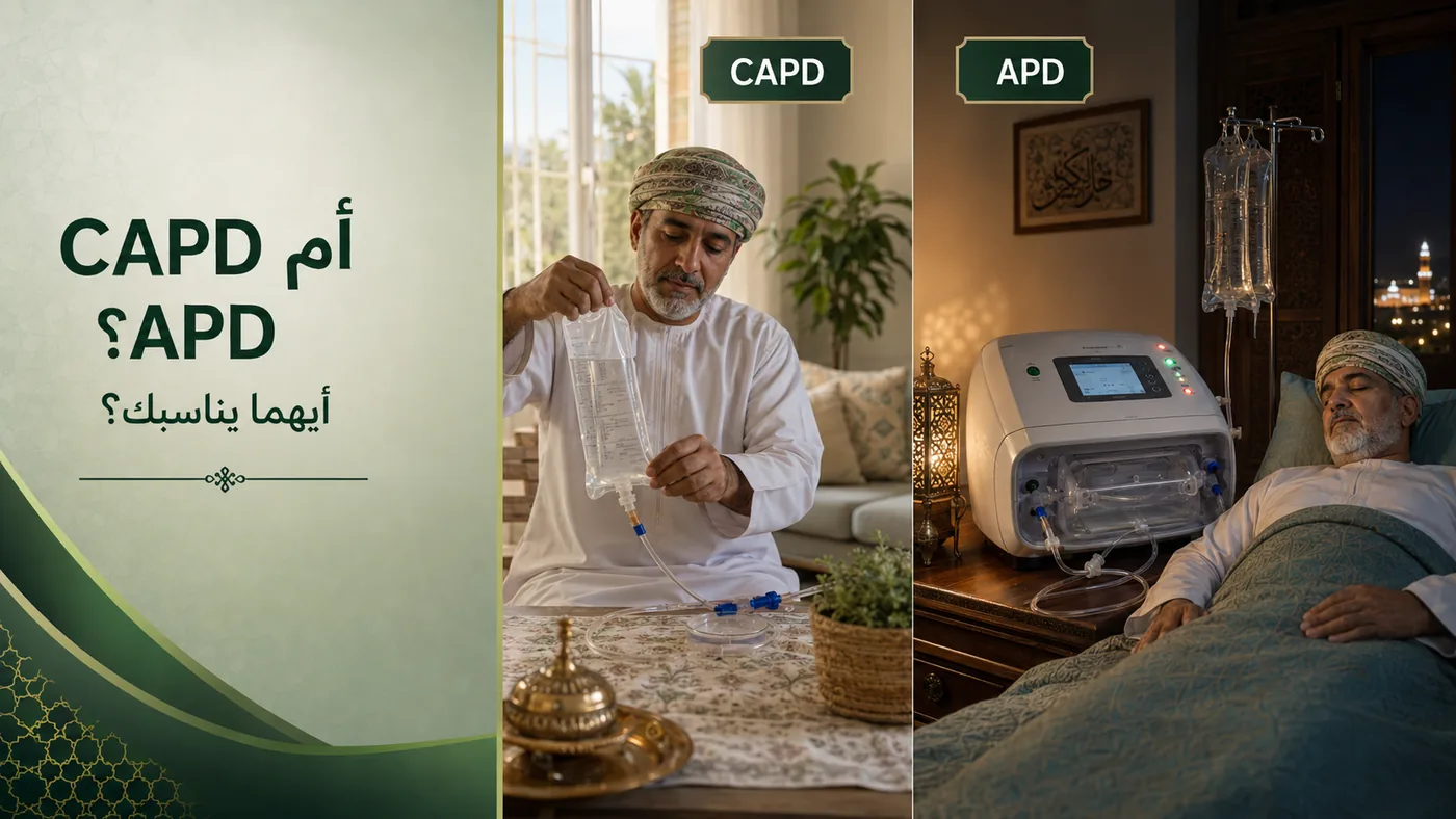 CAPD أو APD — أيُّهما يُناسبك؟