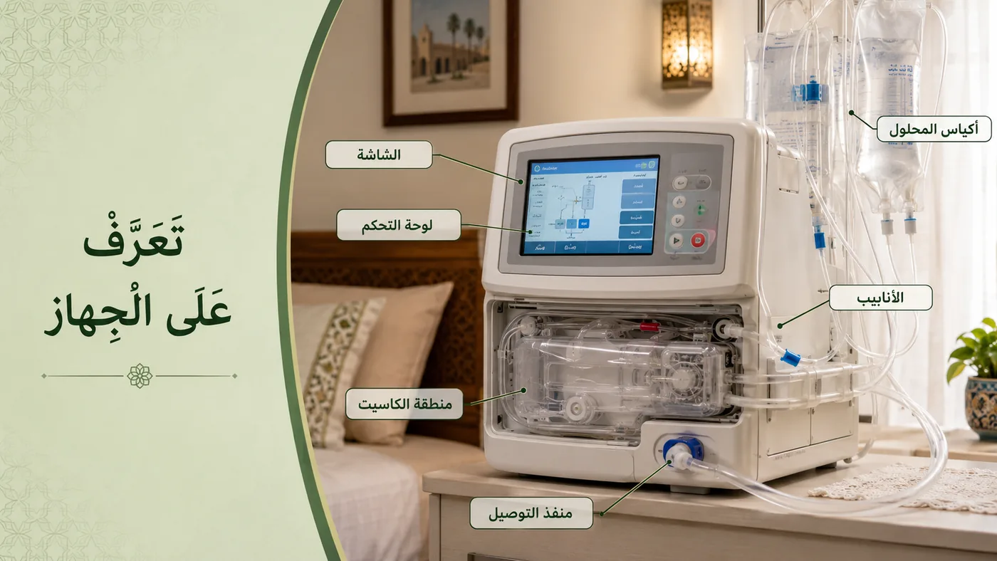 تَعَرَّف على جهاز الغسيل البريتوني الآلي (Cycler)