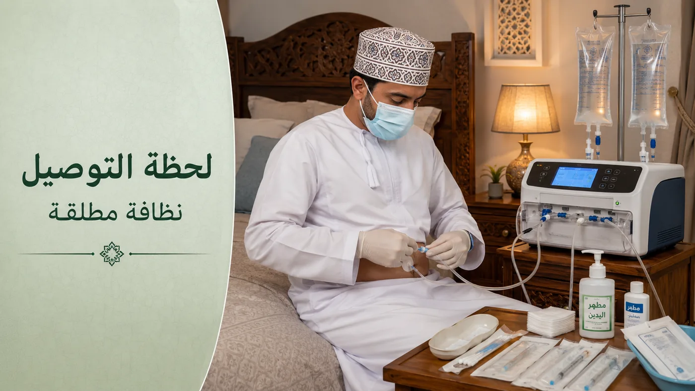 لحظةُ التَّوصيل — نَظافةٌ مُطلَقة