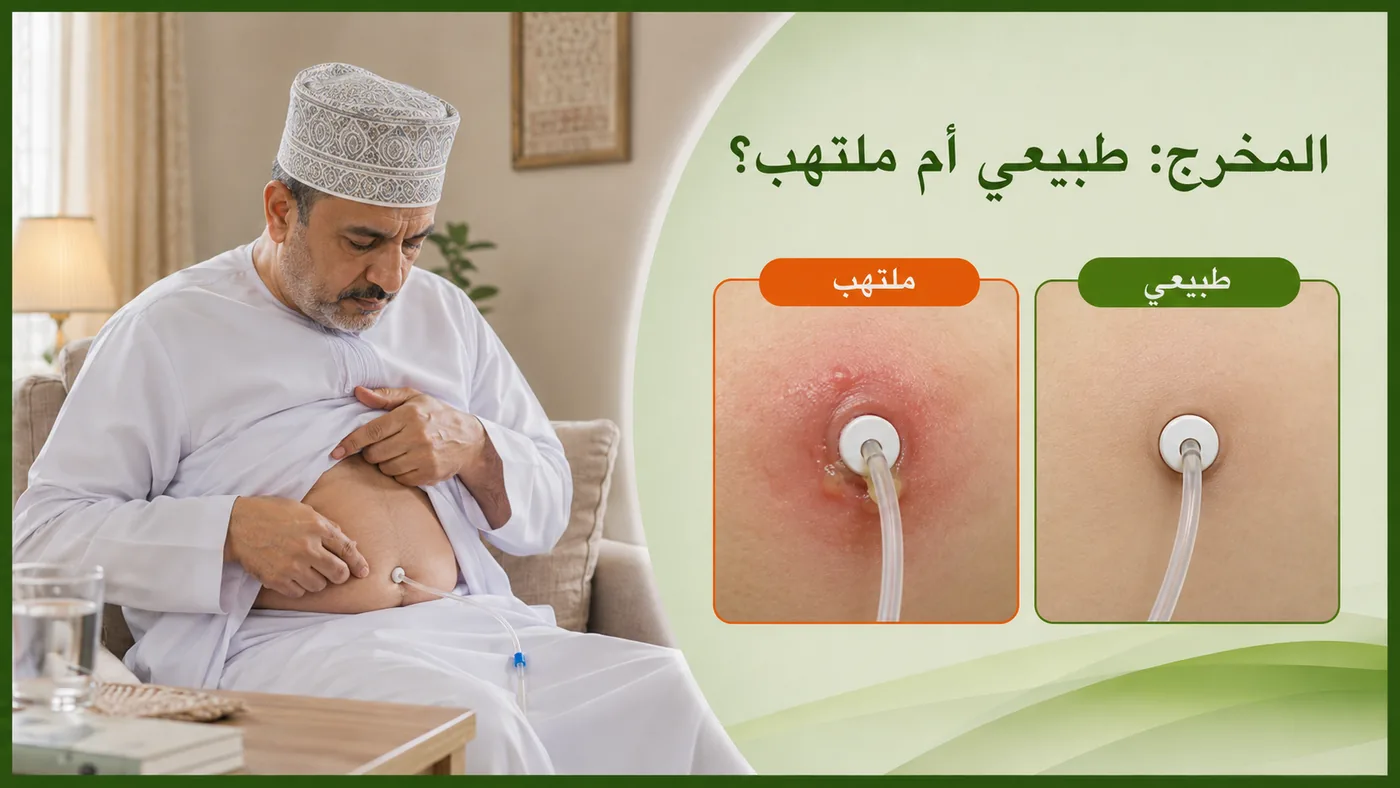 مَخرج القسطرة — طبيعيٌّ أم مُلتَهب؟
