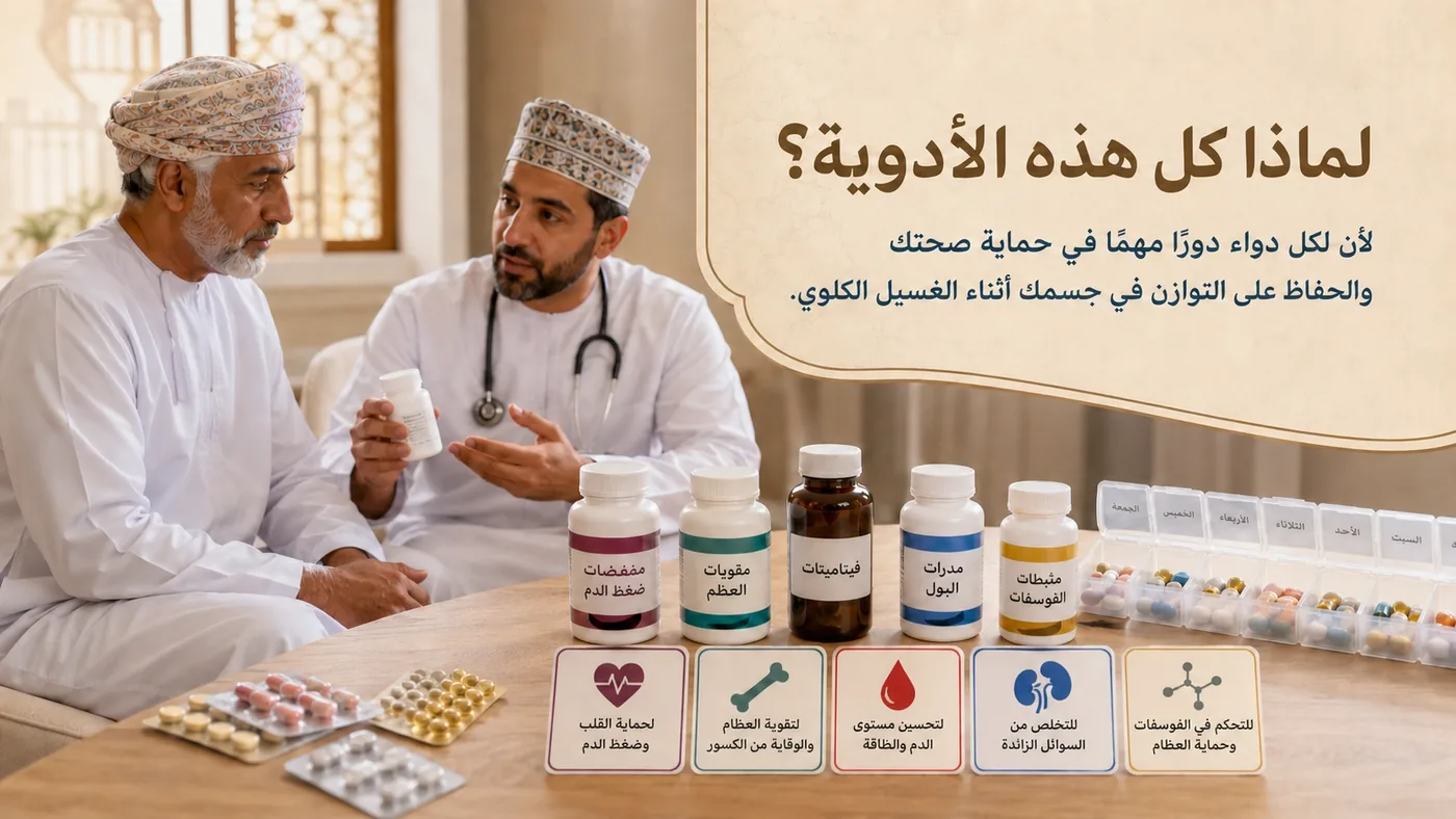 لماذا أَحتاجُ كلَّ هذه الأدوية؟