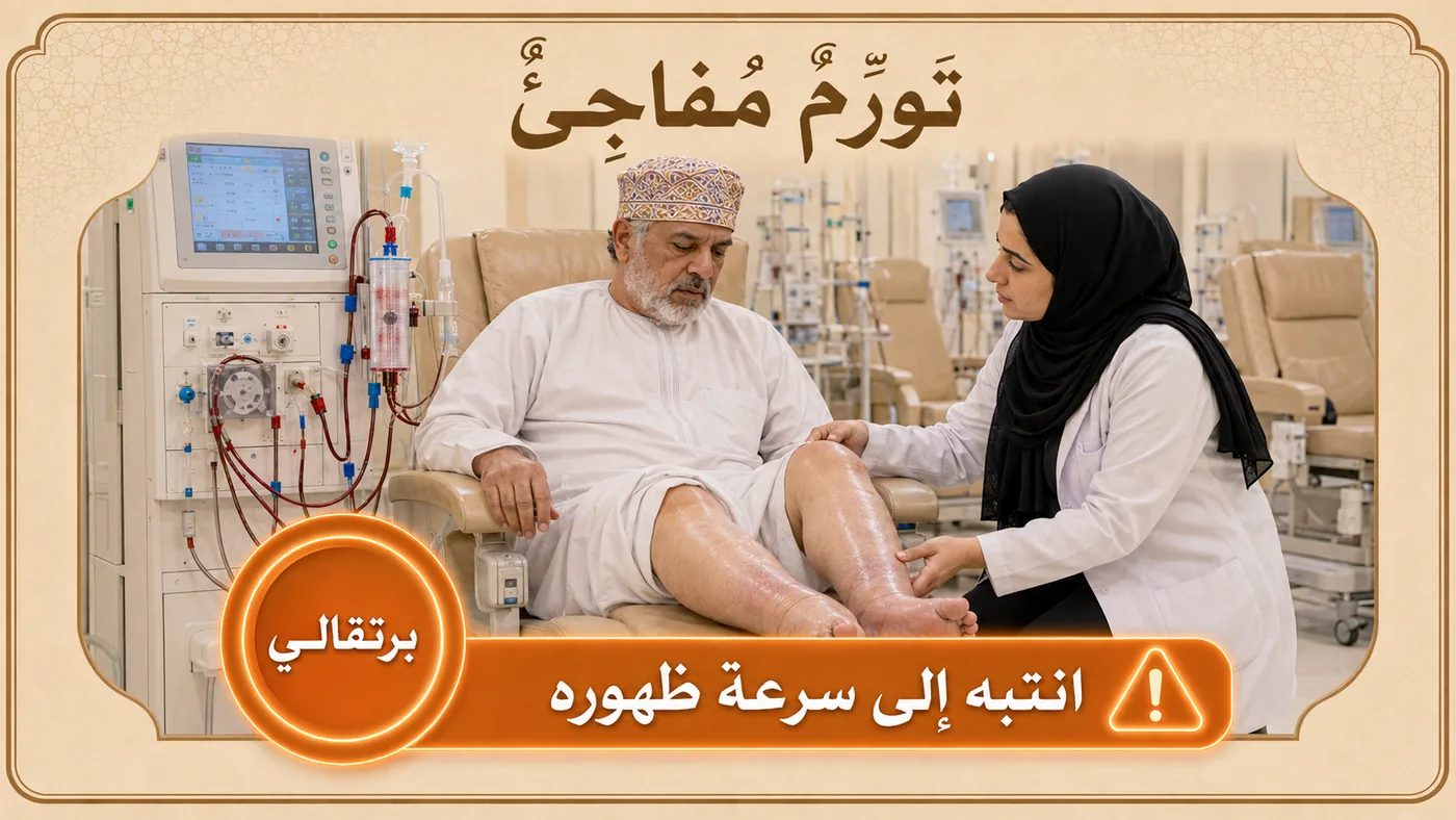 تَوَرُّمٌ مُفاجئ — انتبه إلى السُّرعة