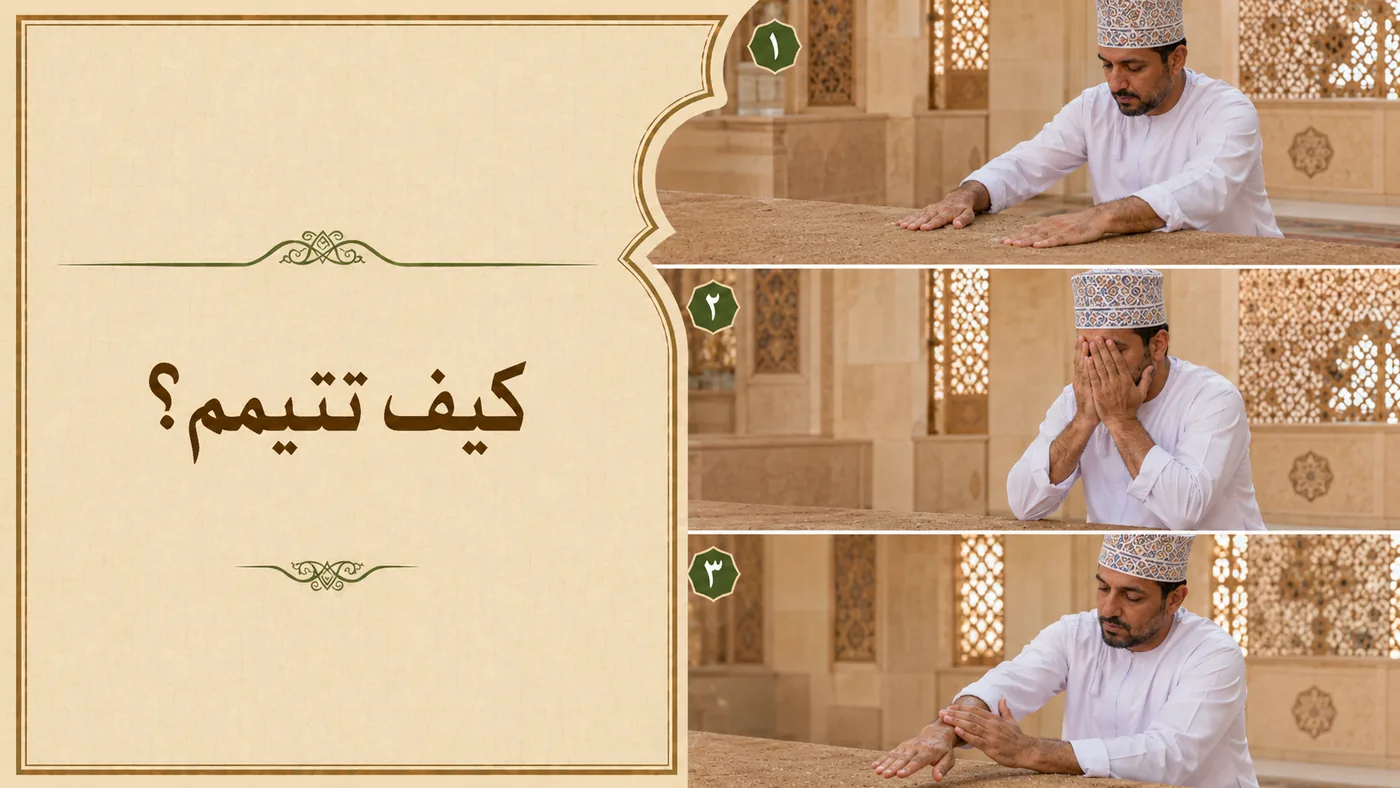 كيفَ تَتَيَمَّم؟
