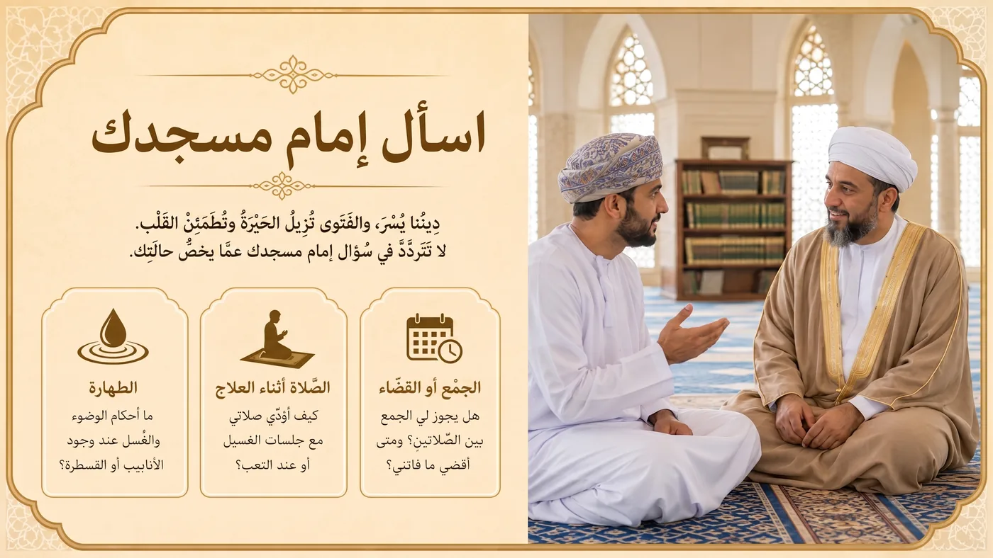 متى تَسأل إمام مَسجدك؟