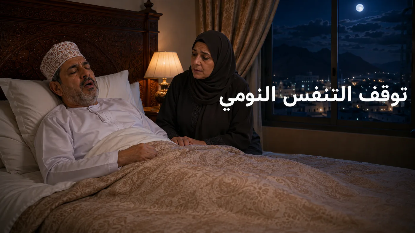تَوَقُّفُ التَّنَفُّس النَّومي (Sleep Apnea)